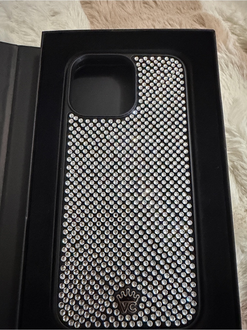 Velvet Caviar Black Caviar Crystals Phone Case Box
